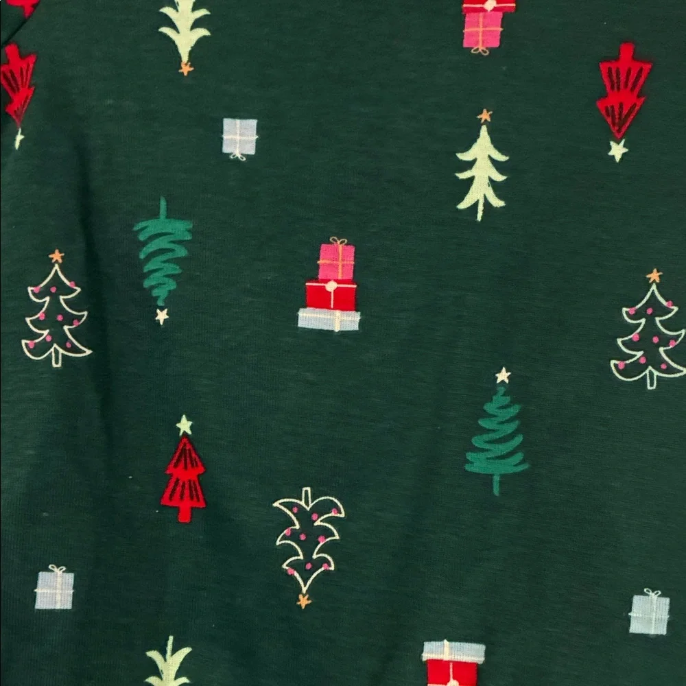 Carter's Green Footie with Red and White Accents